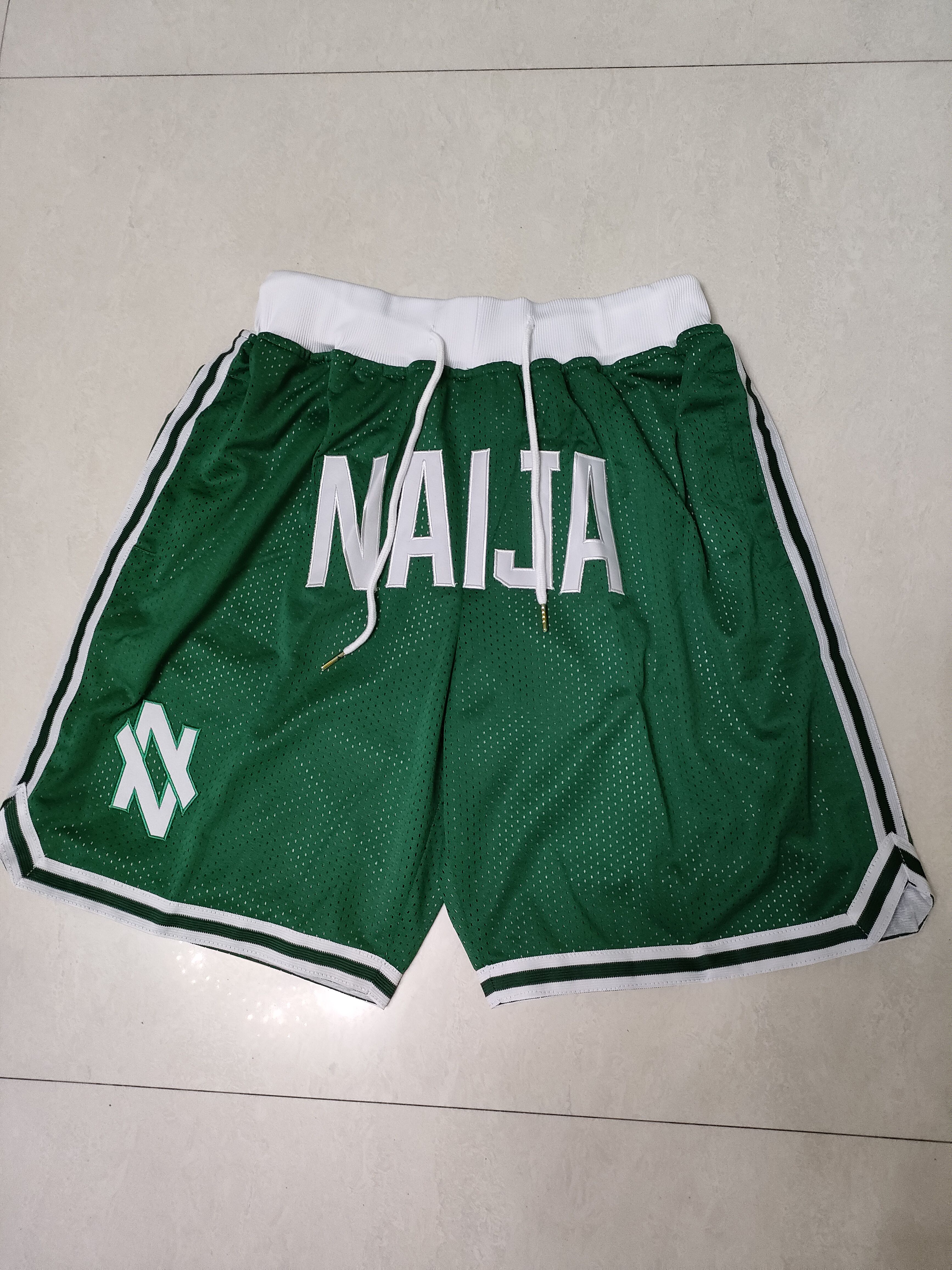 Men NBA Green Shorts 20230218